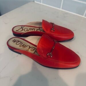 Sam Edelman Red Linnie Mule Women's  Size 7.5